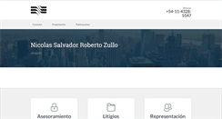 Desktop Screenshot of nicolaszullo.com.ar